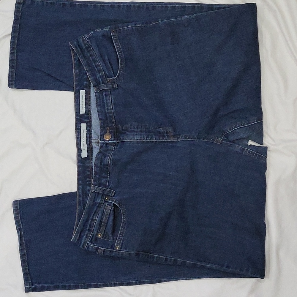 Stretch Blue Jeans Size 18W Petite